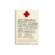 Load image into Gallery viewer, 'Stand Courageously...' - poster by Colin Matthes