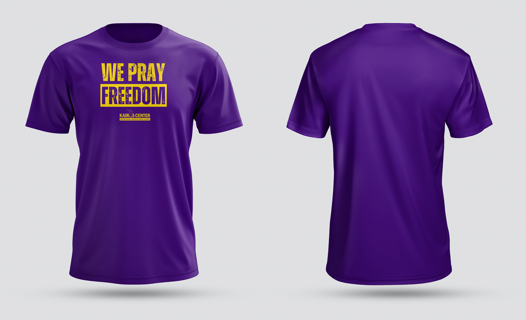 We Pray Freedom Toddler Tee