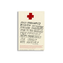Load image into Gallery viewer, &#39;Stand Courageously...&#39; - poster by Colin Matthes
