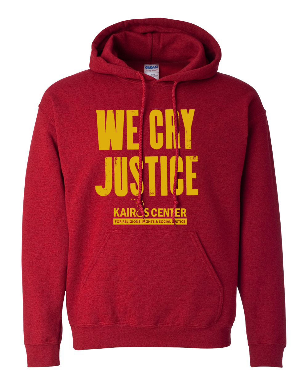'We Cry Justice' Unisex Hoodie - Red